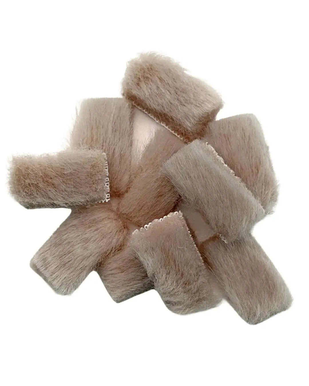 Viviana Fur For Lav – Beige – rechteckig